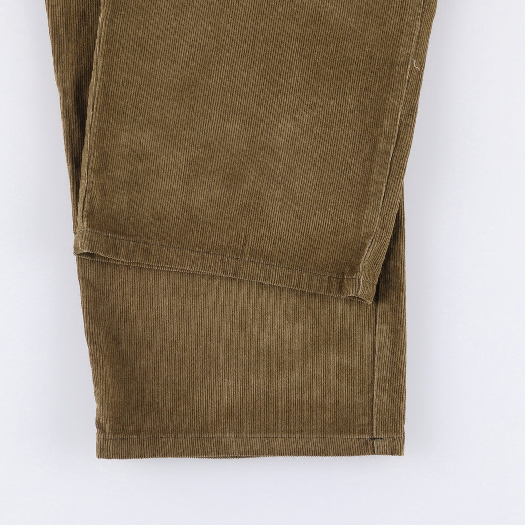 JOS.A.BANK CLASSIC COLLECTION Two-pleat Corduroy Pants, Men's, Size 34 cotton brown type Vintage Second Hand