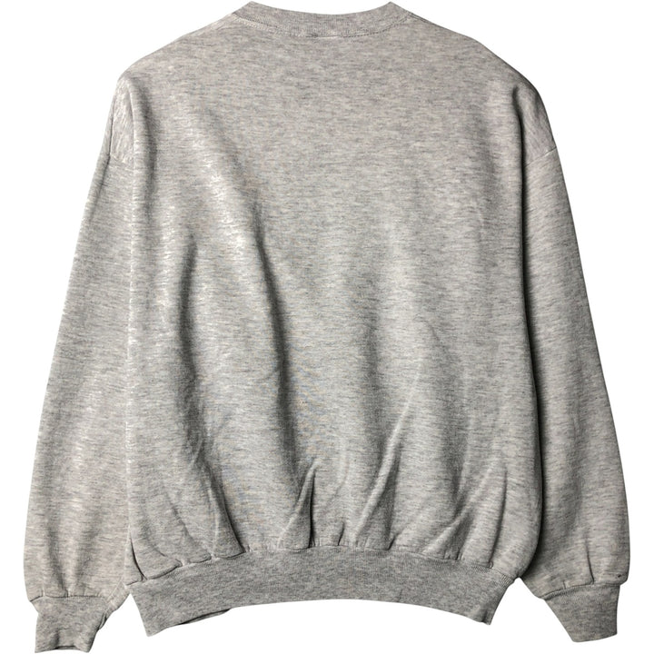 90'S Jerzees Printed Sweatshirt, Made in USA, Men's XL, Vintage cotton gray type Vintage Second Hand