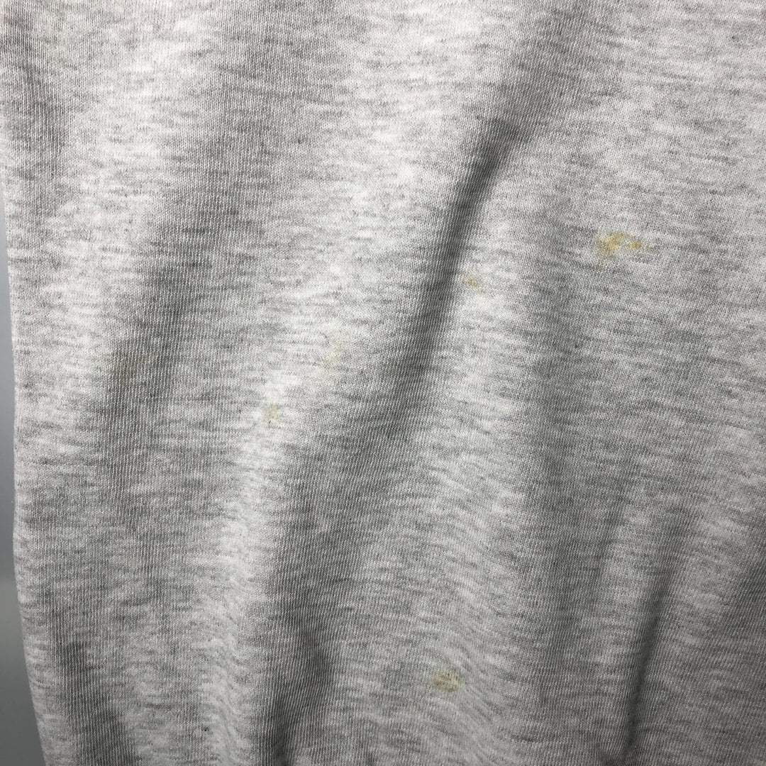 90'S Jerzees Printed Sweatshirt, Made in USA, Men's XL, Vintage cotton gray type Vintage Second Hand