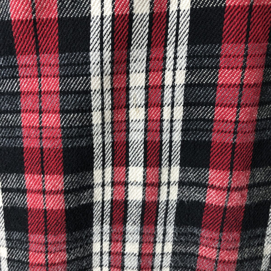90s-00'S Vintage St. John's Bay Long Sleeve Flannel Check Shirt, Men's Size L cotton red type Vintage Second Hand