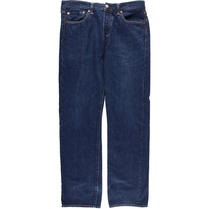 Levi's 501 straight denim pants for men, size W34 cotton blue type Vintage Second Hand