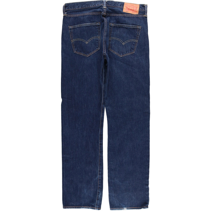 Levi's 501 straight denim pants for men, size W34 cotton blue type Vintage Second Hand