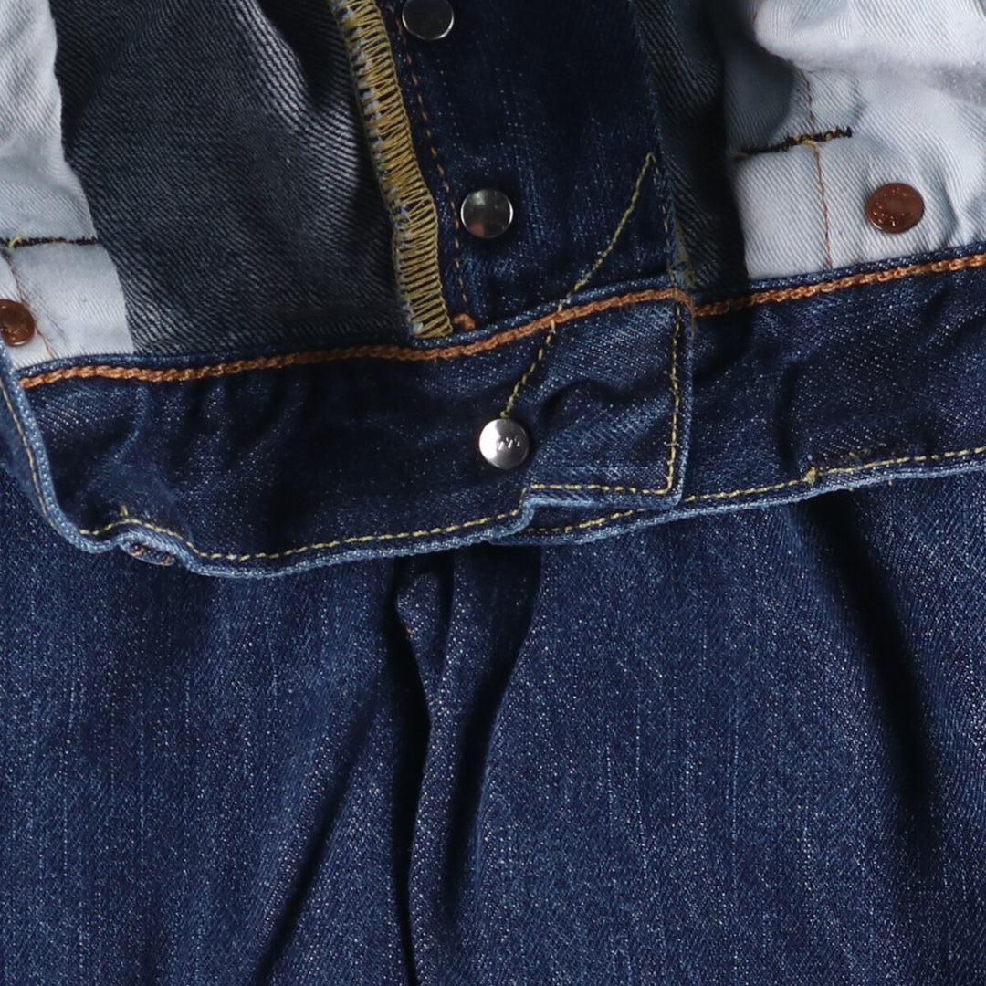 Levi's 501 straight denim pants for men, size W34 cotton blue type Vintage Second Hand