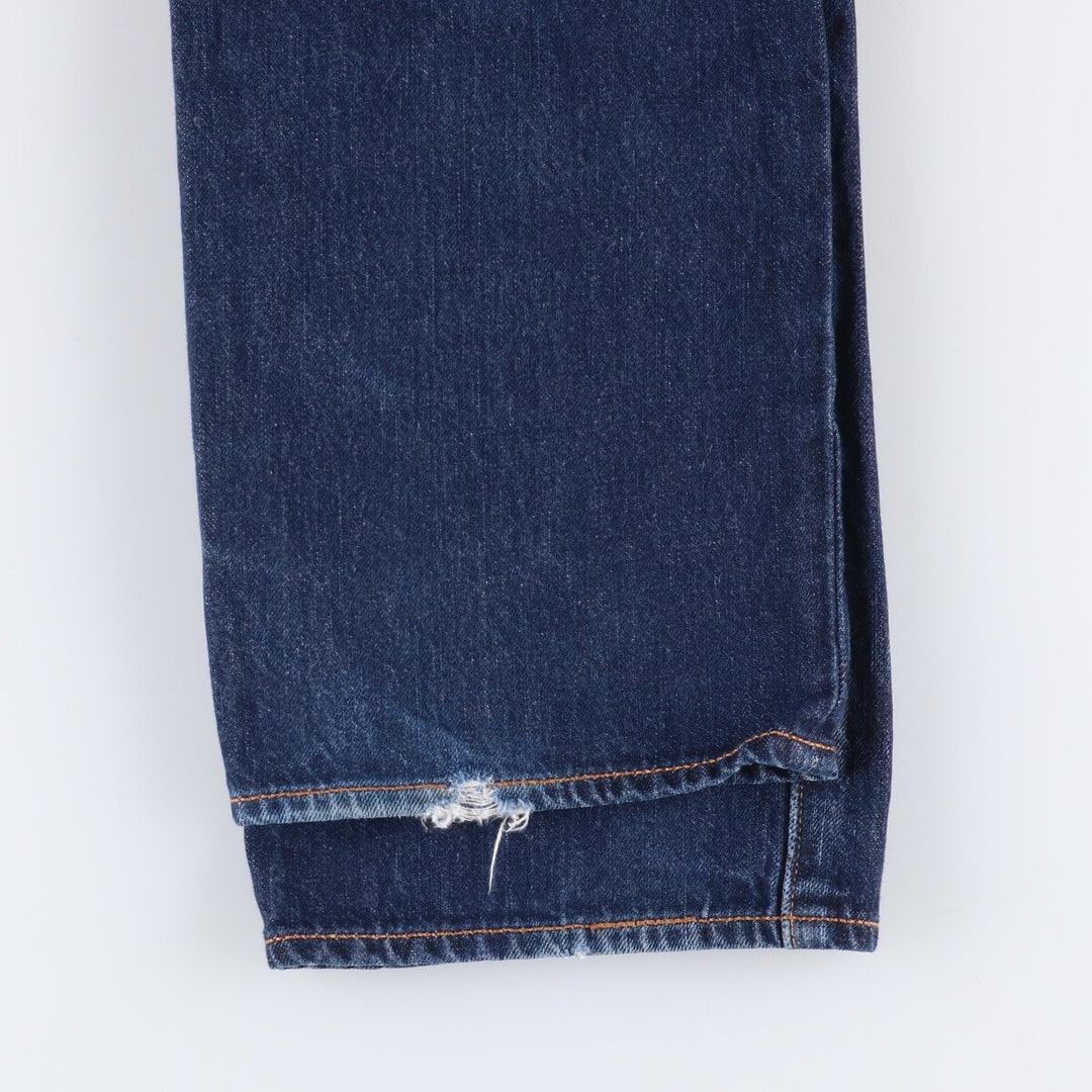 Levi's 501 straight denim pants for men, size W34 cotton blue type Vintage Second Hand