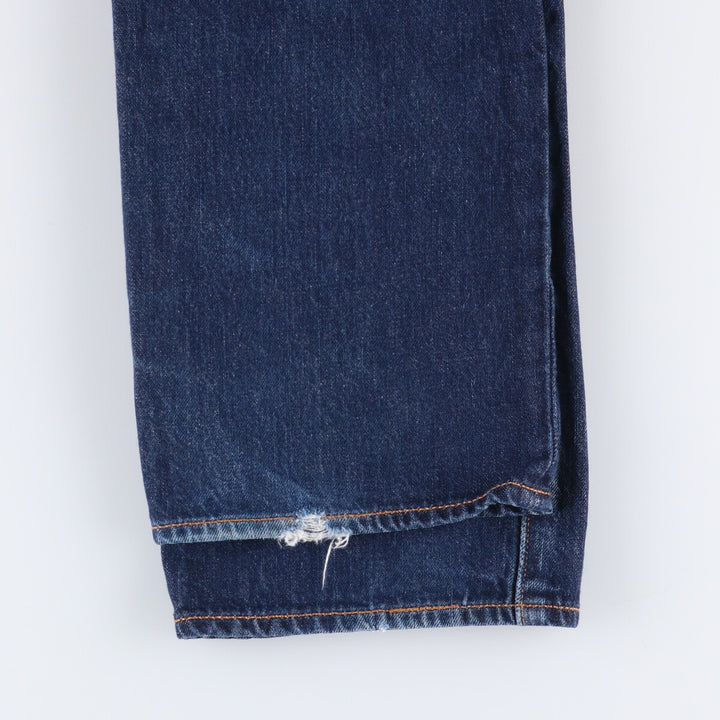 Levi's 501 straight denim pants for men, size W34 cotton blue type Vintage Second Hand