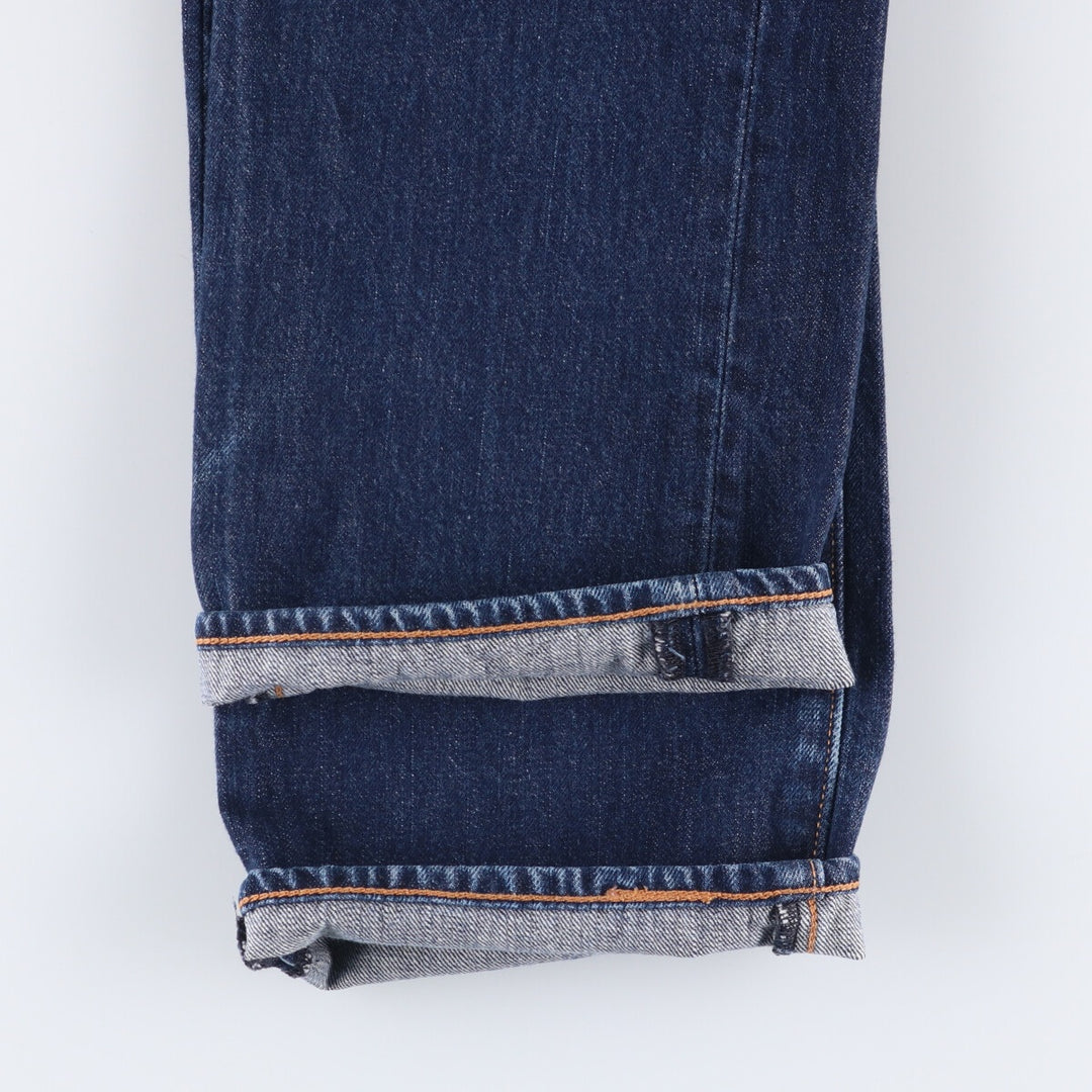 Levi's 501 straight denim pants for men, size W34 cotton blue type Vintage Second Hand