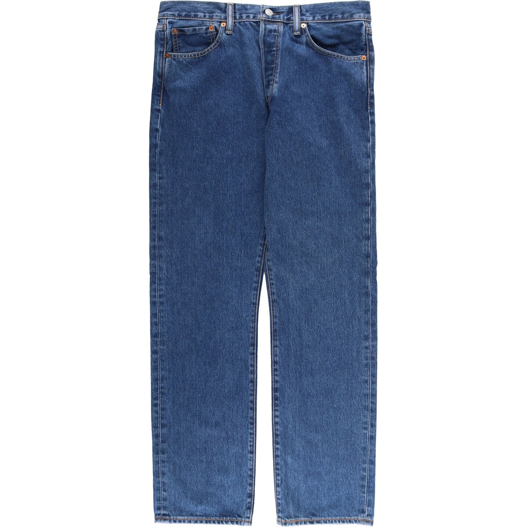 Levi's 501 Euro model straight denim pants for men, size W34 cotton blue type Vintage Second Hand