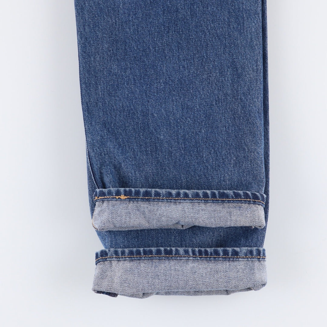 Levi's 501 Euro model straight denim pants for men, size W34 cotton blue type Vintage Second Hand