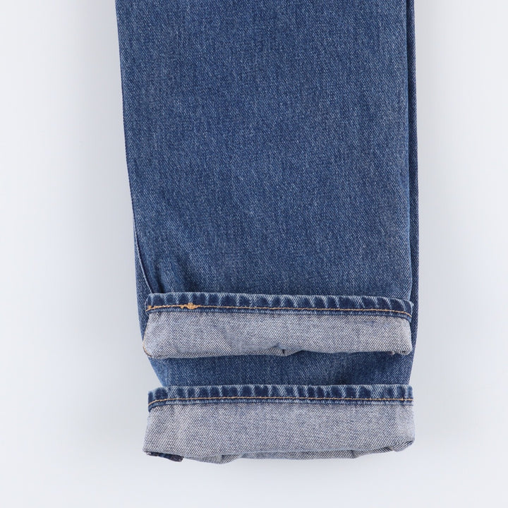 Levi's 501 Euro model straight denim pants for men, size W34 cotton blue type Vintage Second Hand