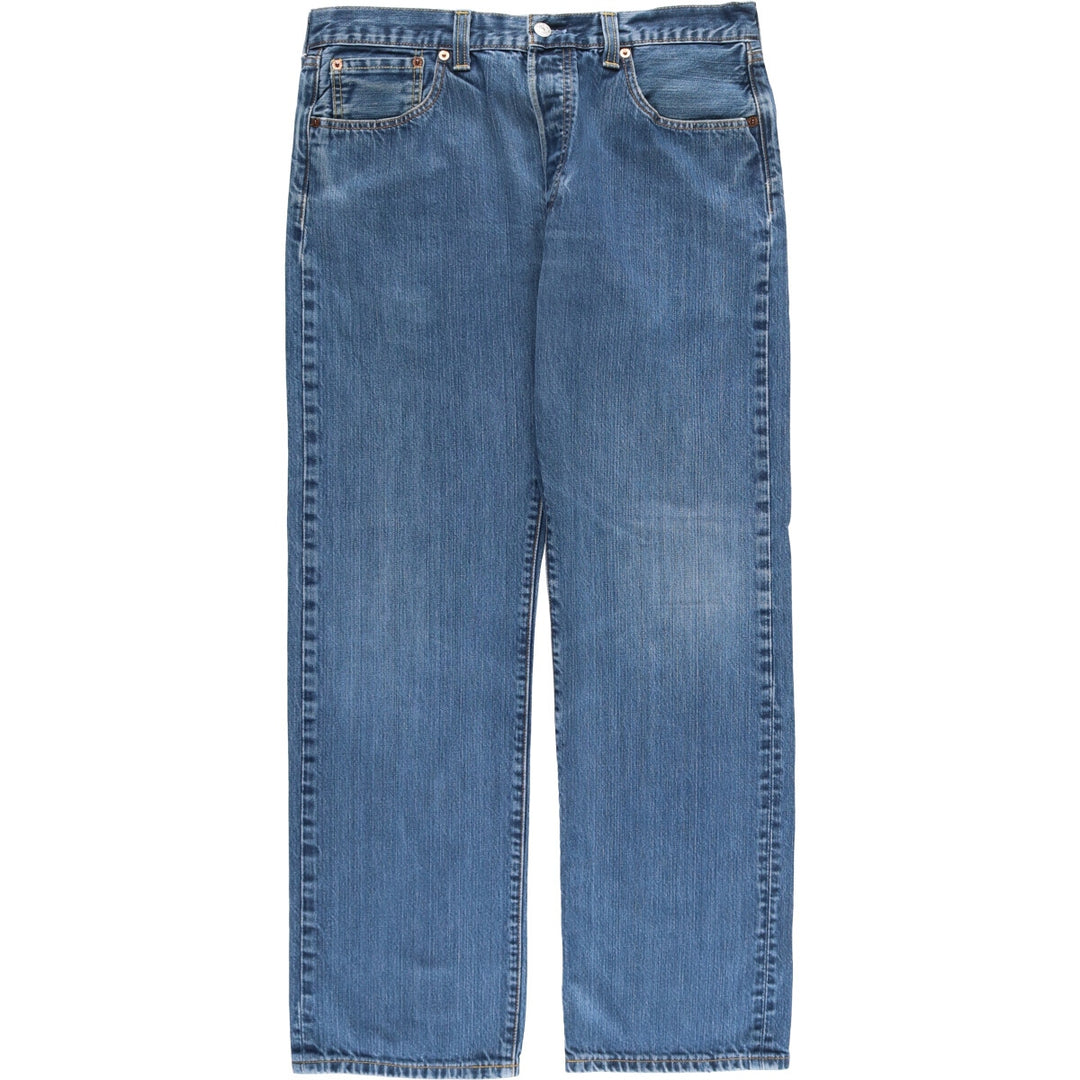 Levi's 501 Euro model straight denim pants for men, size W34 cotton blue type Vintage Second Hand