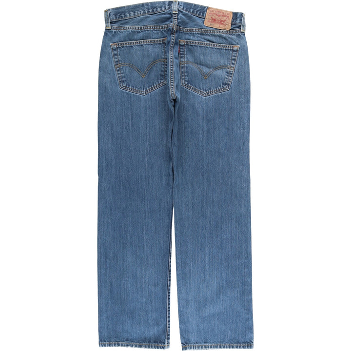 Levi's 501 Euro model straight denim pants for men, size W34 cotton blue type Vintage Second Hand