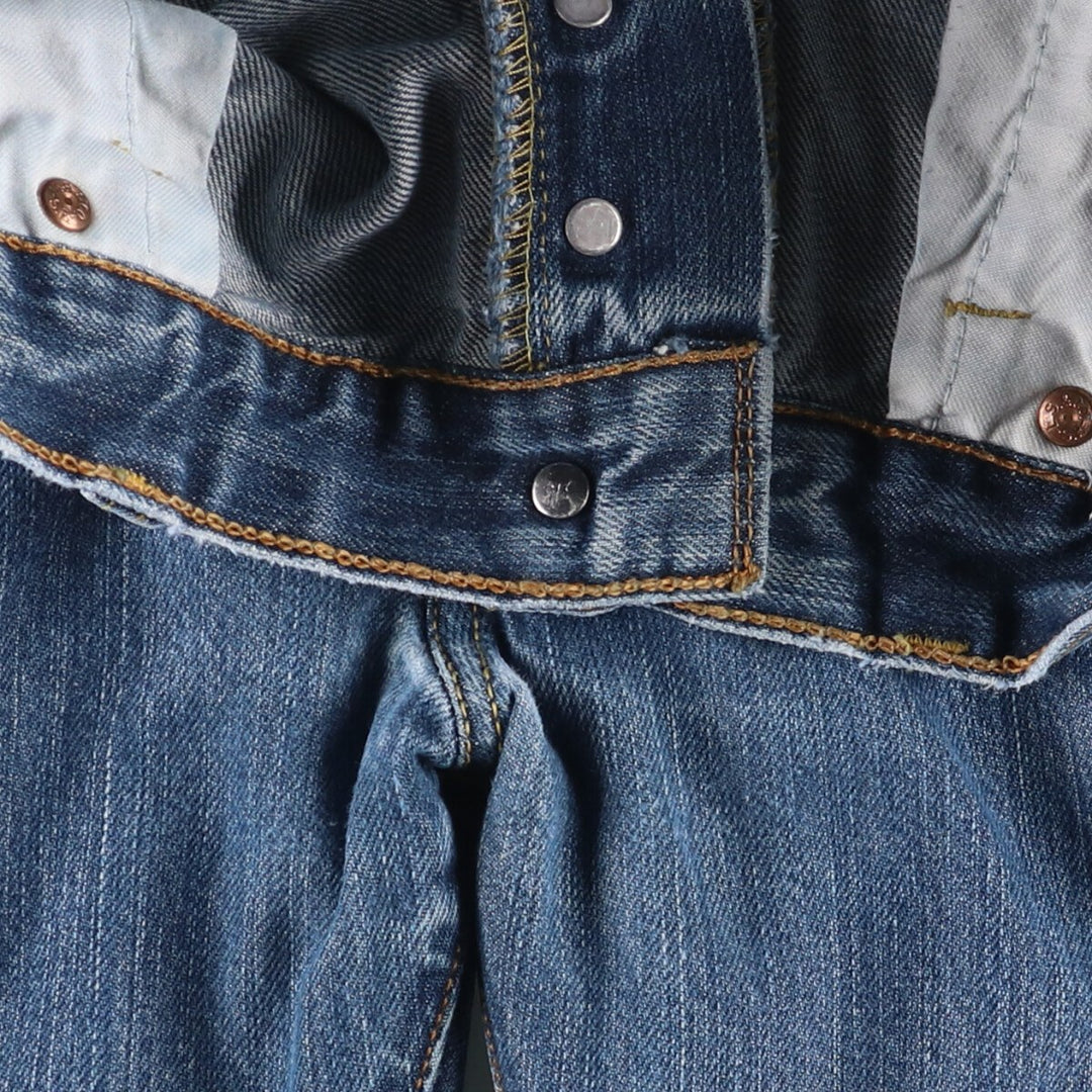 Levi's 501 Euro model straight denim pants for men, size W34 cotton blue type Vintage Second Hand