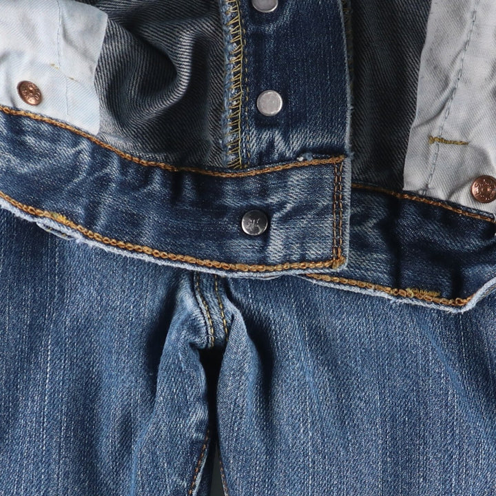 Levi's 501 Euro model straight denim pants for men, size W34 cotton blue type Vintage Second Hand