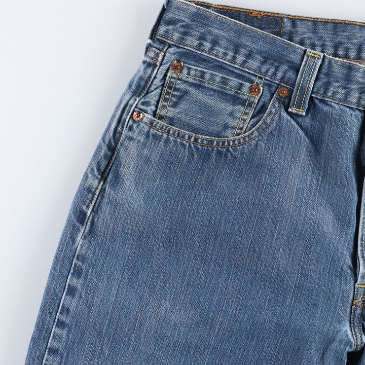 Levi's 501 Euro model straight denim pants for men, size W34 cotton blue type Vintage Second Hand