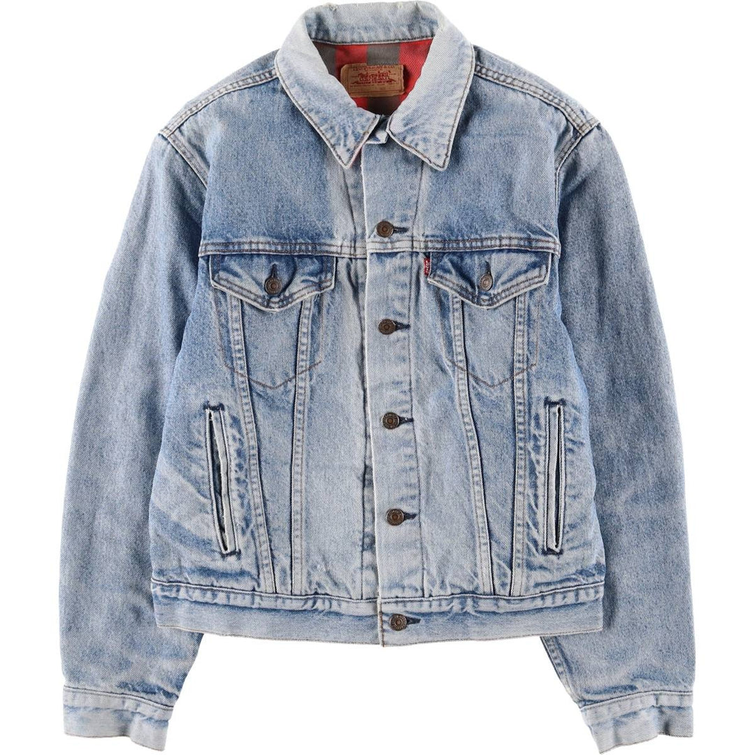 1990'S Levi's 70507-0314 Denim Jacket, Made in USA, Men's Size Medium cotton blue type Vintage Second Hand
