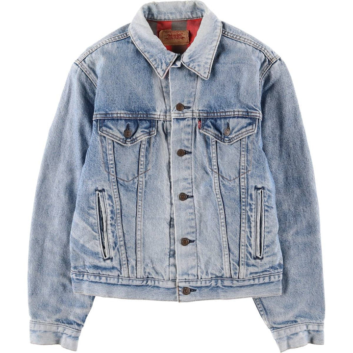 1990'S Levi's 70507-0314 Denim Jacket, Made in USA, Men's Size Medium cotton blue type Vintage Second Hand