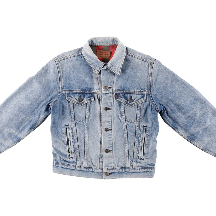 1990'S Levi's 70507-0314 Denim Jacket, Made in USA, Men's Size Medium cotton blue type Vintage Second Hand