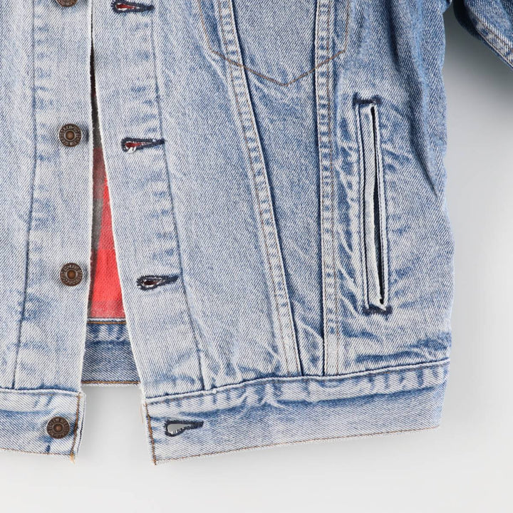 1990'S Levi's 70507-0314 Denim Jacket, Made in USA, Men's Size Medium cotton blue type Vintage Second Hand