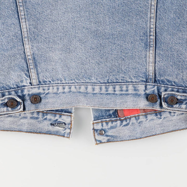 1990'S Levi's 70507-0314 Denim Jacket, Made in USA, Men's Size Medium cotton blue type Vintage Second Hand