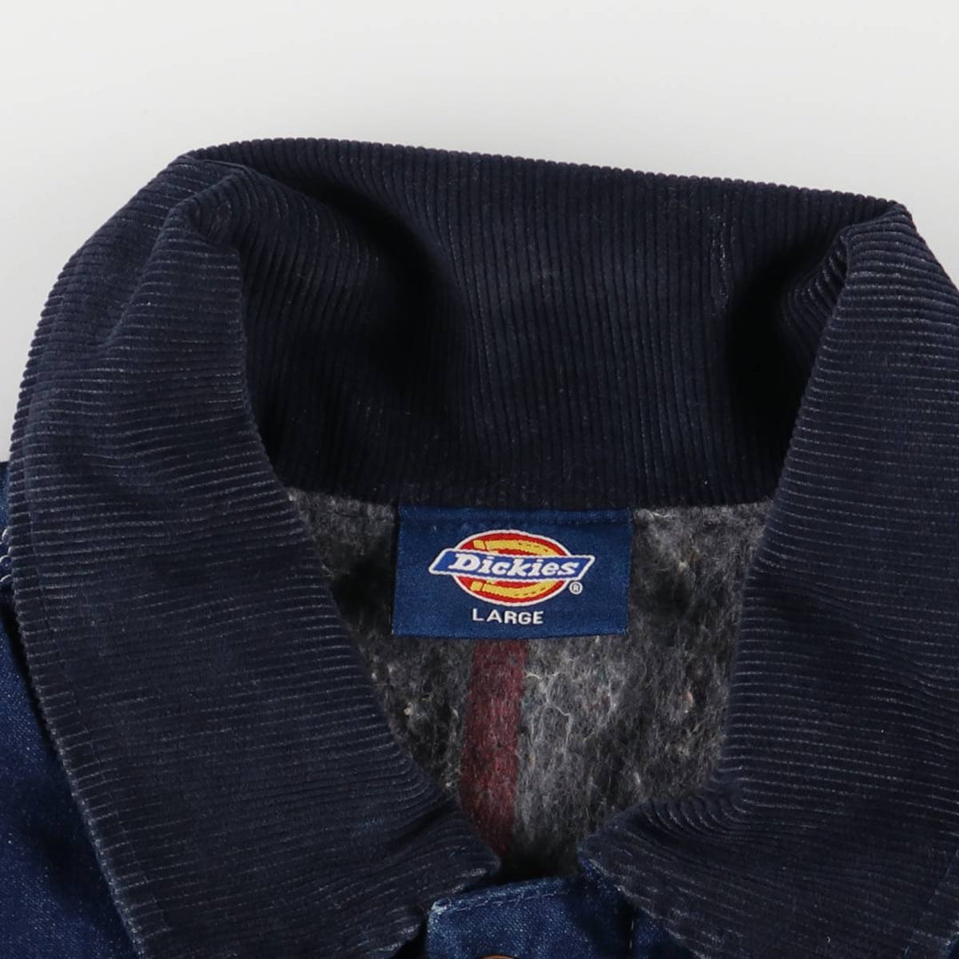 Dickies denim coveralls, men's size L unclear blue type Vintage Second Hand