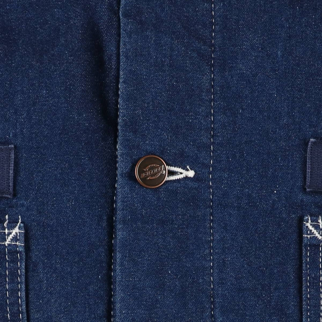 Dickies denim coveralls, men's size L unclear blue type Vintage Second Hand