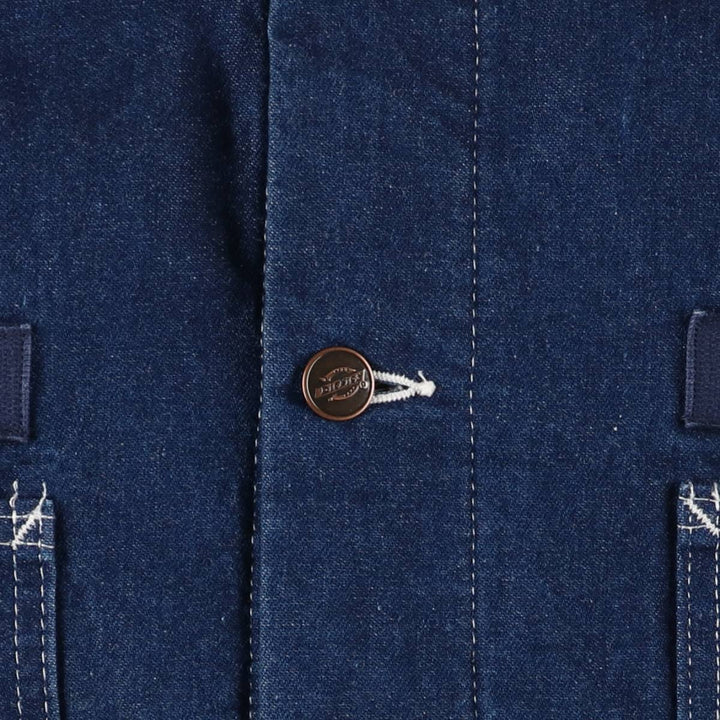 Dickies denim coveralls, men's size L unclear blue type Vintage Second Hand