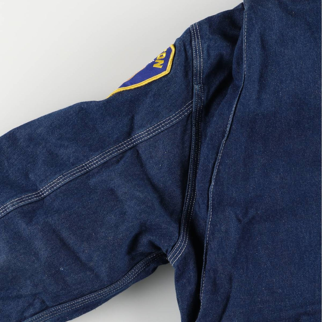 Dickies denim coveralls, men's size L unclear blue type Vintage Second Hand