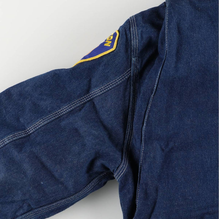 Dickies denim coveralls, men's size L unclear blue type Vintage Second Hand