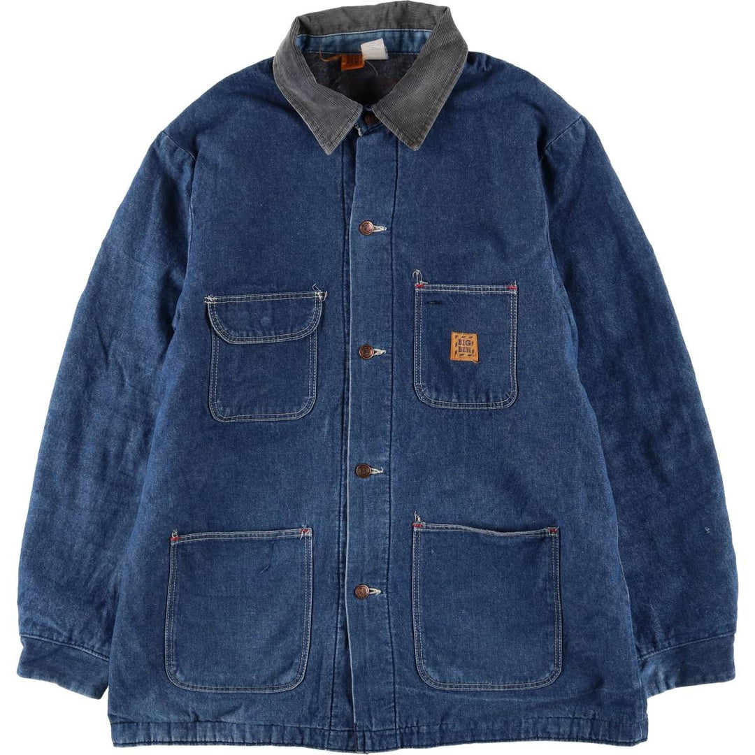 Vintage 1980'S Big Ben denim coverall, made in the USA, size XL, men's cotton blue type Vintage Second Hand