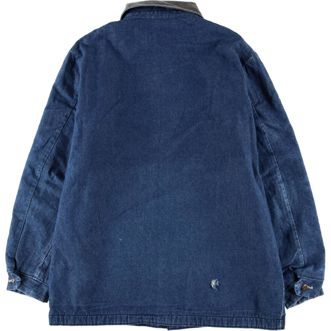 Vintage 1980'S Big Ben denim coverall, made in the USA, size XL, men's cotton blue type Vintage Second Hand