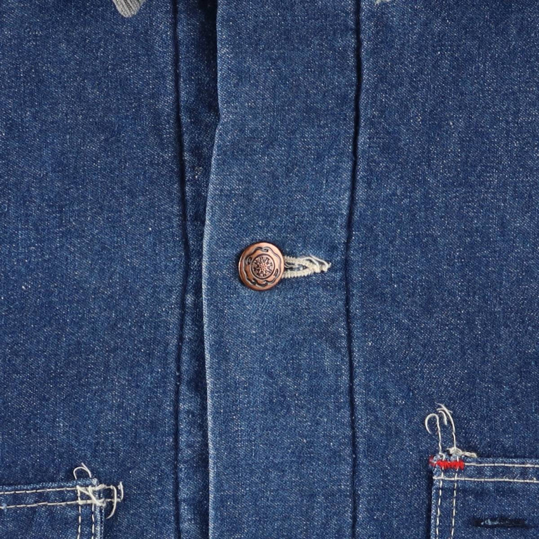 Vintage 1980'S Big Ben denim coverall, made in the USA, size XL, men's cotton blue type Vintage Second Hand