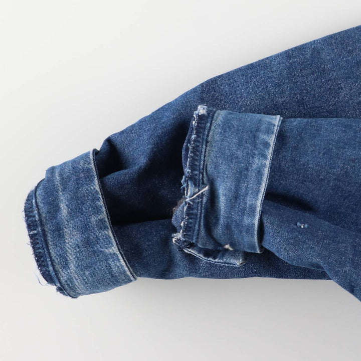 Vintage 1980'S Big Ben denim coverall, made in the USA, size XL, men's cotton blue type Vintage Second Hand