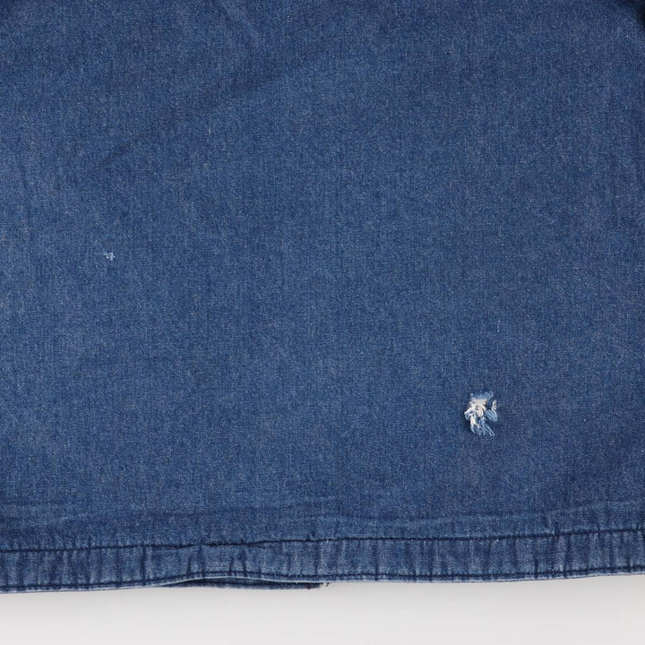 Vintage 1980'S Big Ben denim coverall, made in the USA, size XL, men's cotton blue type Vintage Second Hand