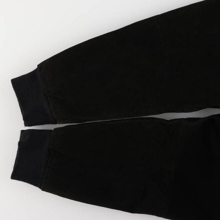 Vintage LEATHER suede leather blouson, men's size L Genuine Leather Suede Leather black type Vintage Second Hand