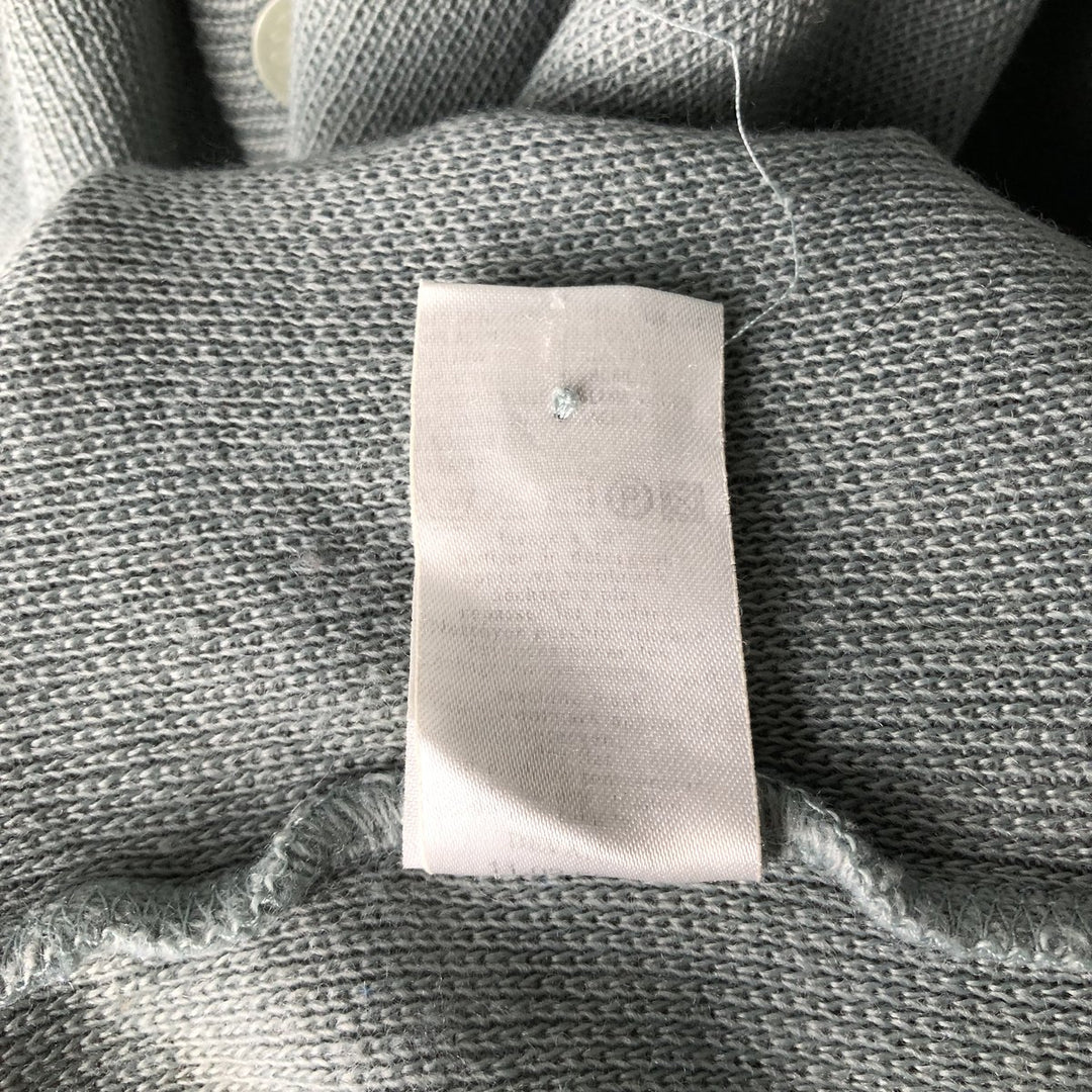 Vintage 70s-80'S Lacoste Acrylic Knit Cardigan, Men's Size XL unclear gray type Vintage Second Hand