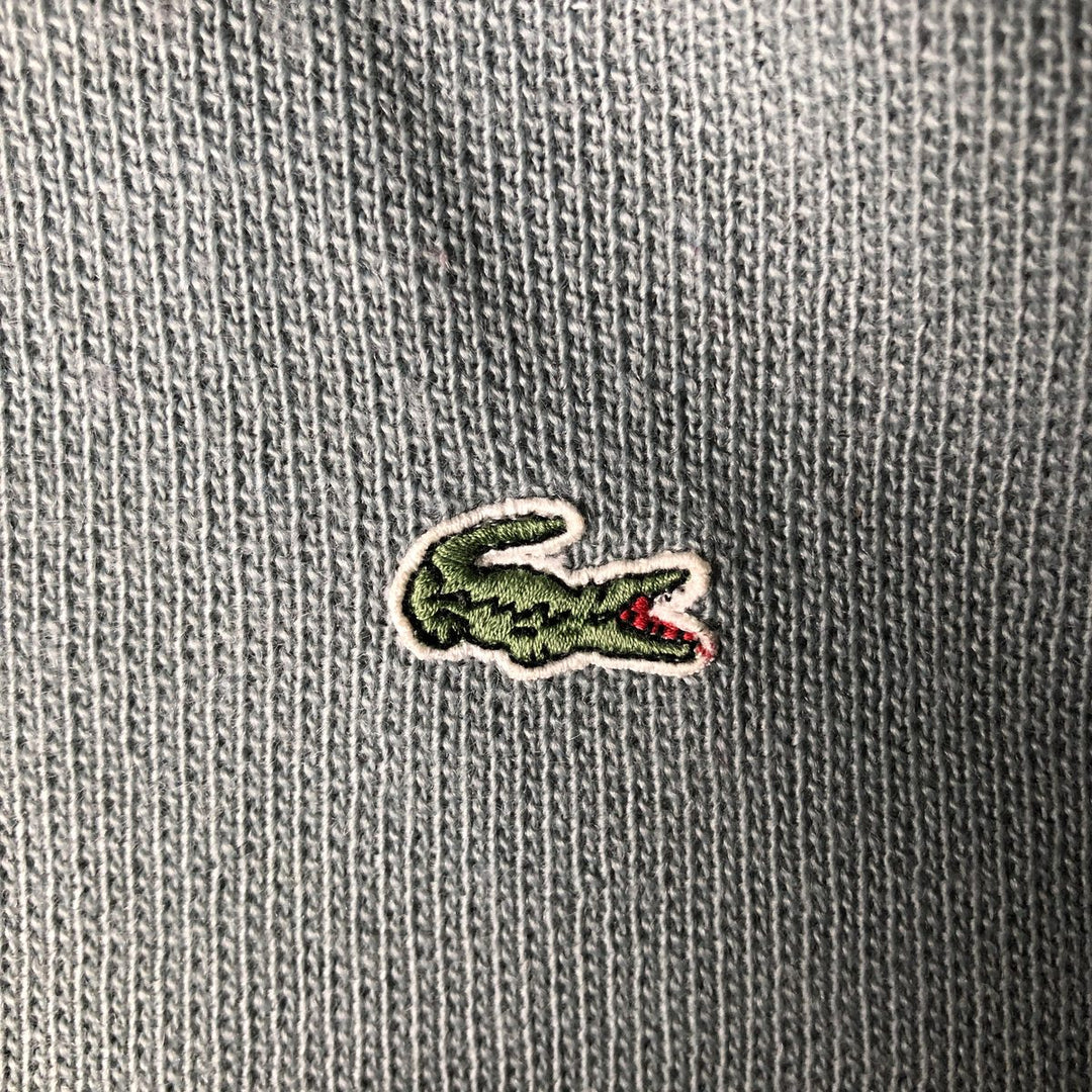 Vintage 70s-80'S Lacoste Acrylic Knit Cardigan, Men's Size XL unclear gray type Vintage Second Hand
