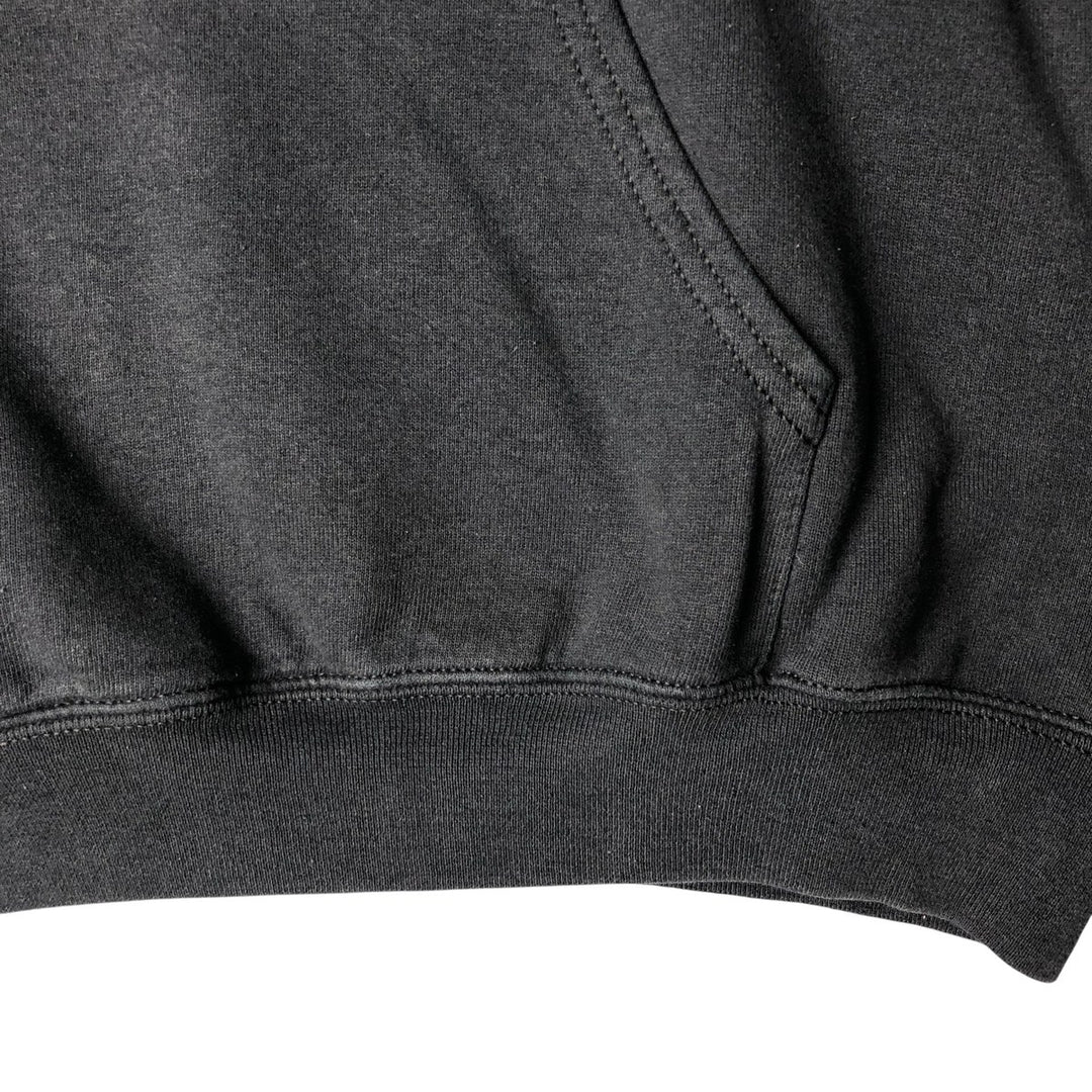 90'S Fruit of the Loom Dragon Pattern Pullover Hoodie, Men's Size L, Vintage cotton black type Vintage Second Hand