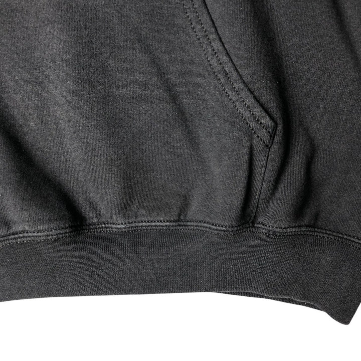 90'S Fruit of the Loom Dragon Pattern Pullover Hoodie, Men's Size L, Vintage cotton black type Vintage Second Hand