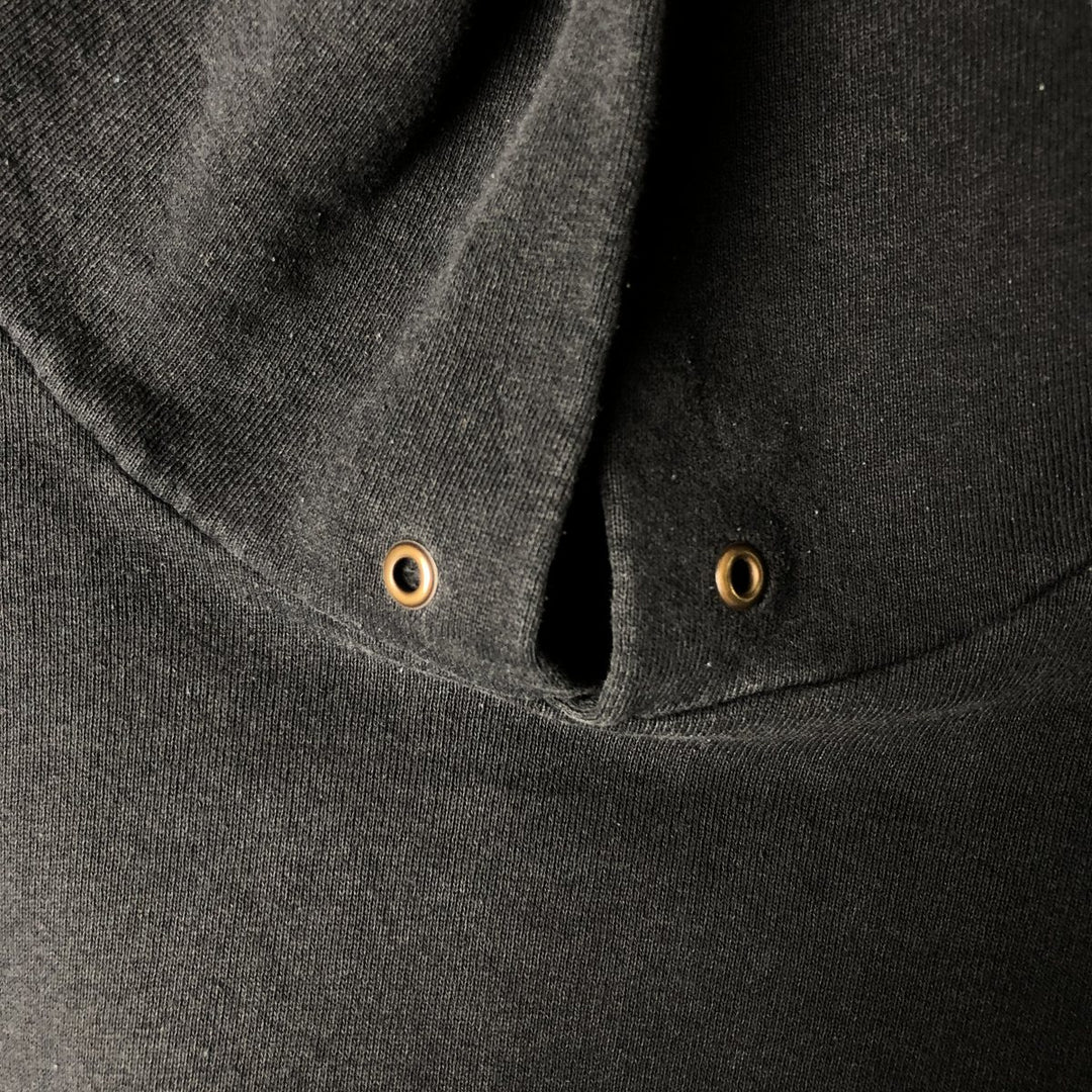 90'S Fruit of the Loom Dragon Pattern Pullover Hoodie, Men's Size L, Vintage cotton black type Vintage Second Hand