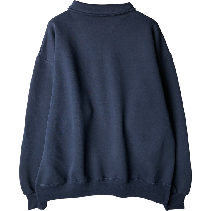 Vintage 90'S Jerzees sweatshirt, men's size XL cotton navy blue type Vintage Second Hand