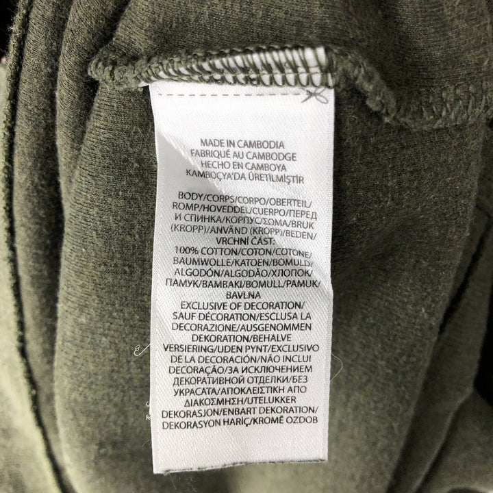 Ralph Lauren POLO RALPH LAUREN ESTATE RIB half-zip sweatshirt, sweatshirt, men's size L cotton Khaki type Vintage Second Hand