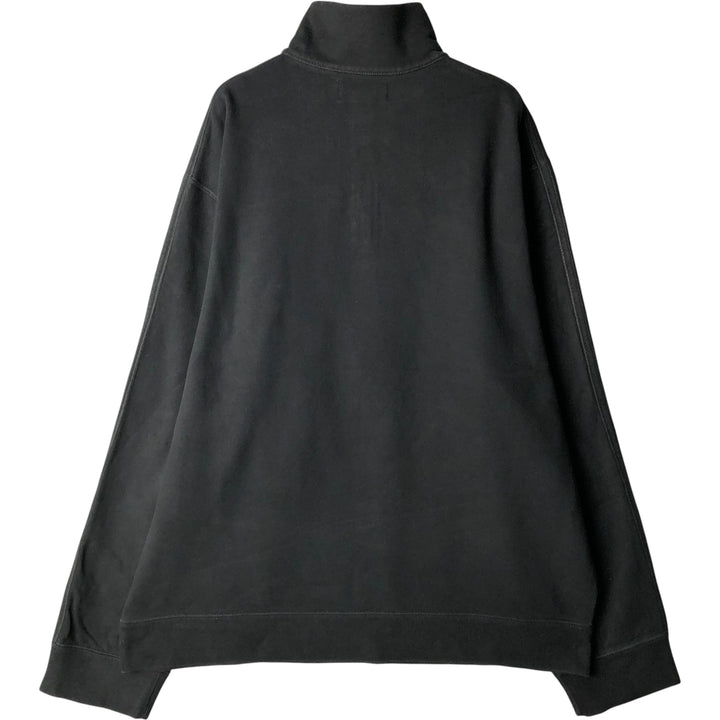 Ralph Lauren POLO by Ralph Lauren Half-Zip Sweatshirt, Men's XL cotton black type Vintage Second Hand