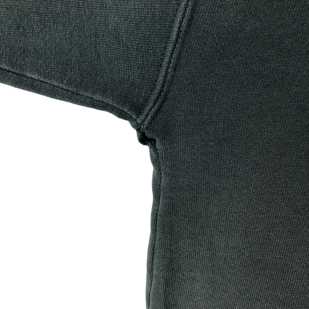 90'S Russell Half-Zip Sweatshirt, Men's, Size XL, Vintage cotton dark green Vintage Second Hand