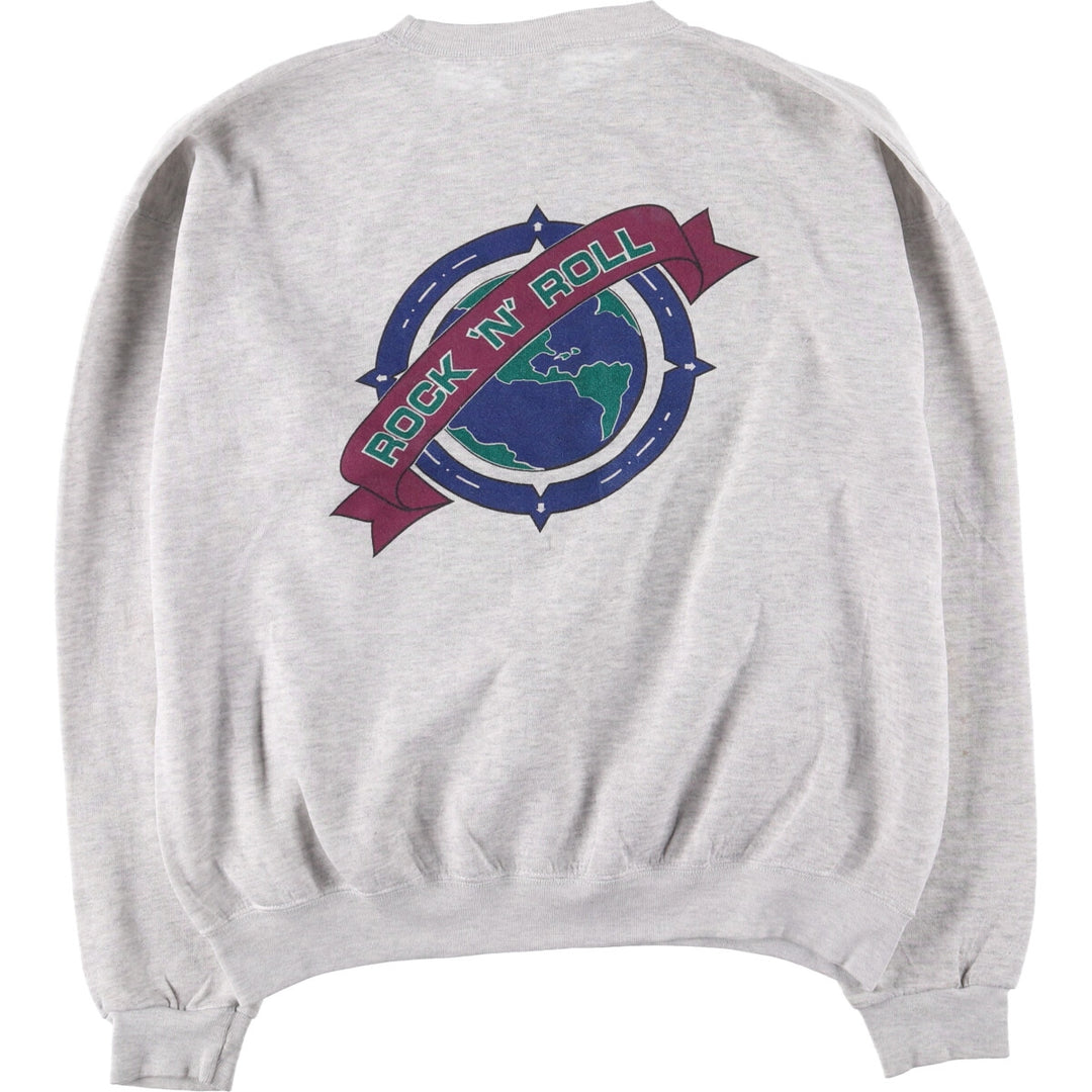 Hard Rock Cafe Advertising Sweatshirt, Men's XL polyester gray type Vintage Second Hand