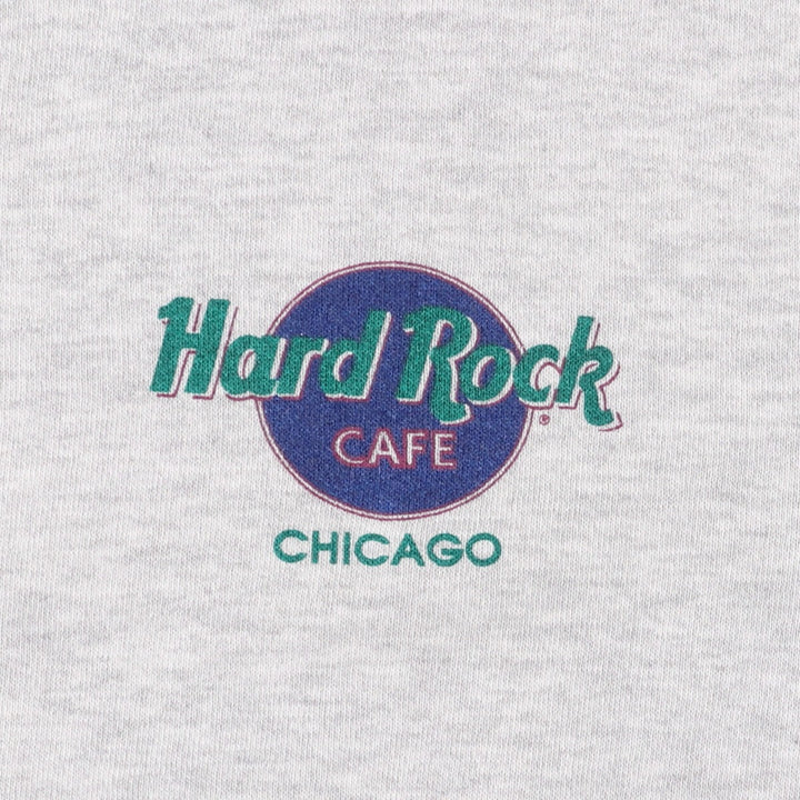 Hard Rock Cafe Advertising Sweatshirt, Men's XL polyester gray type Vintage Second Hand