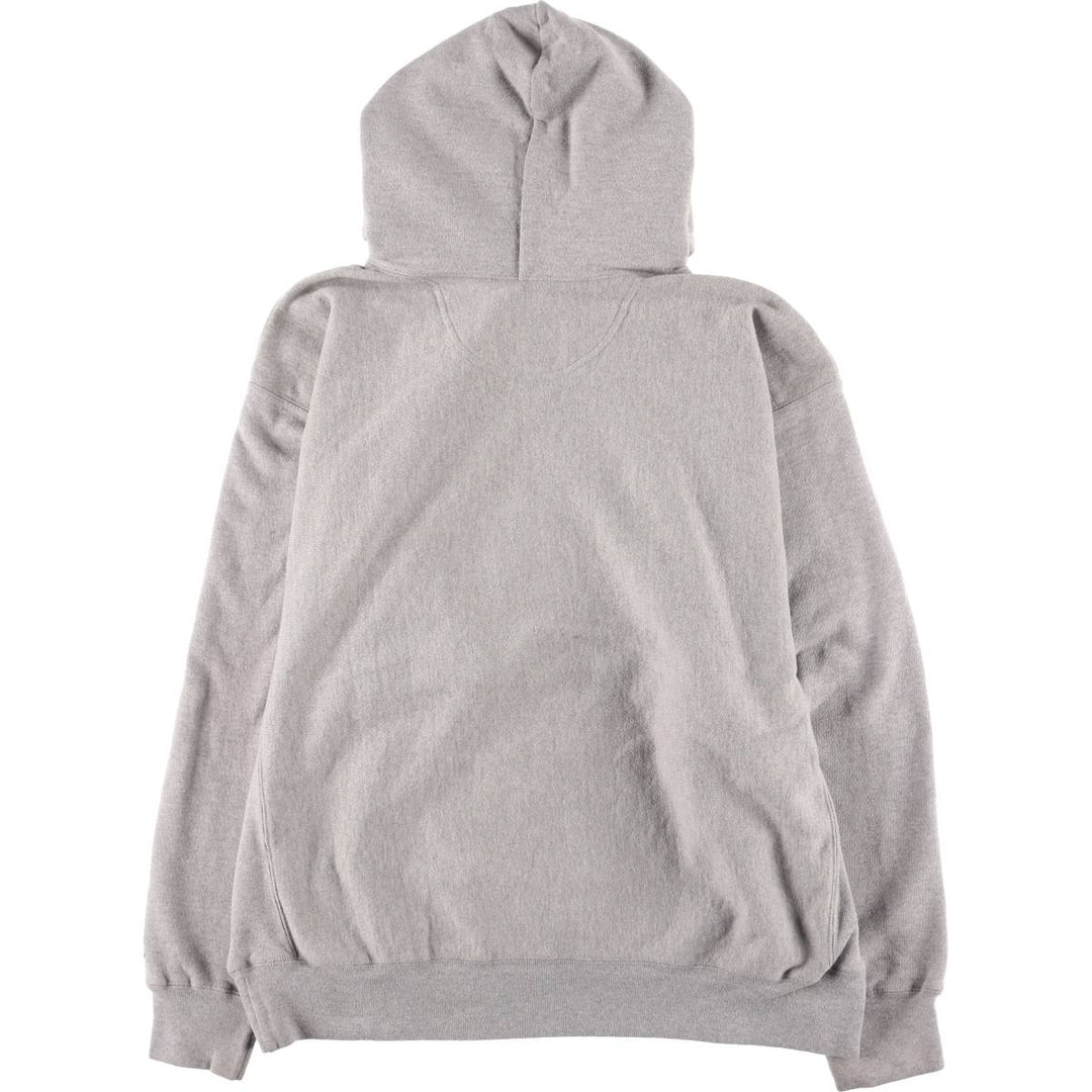 2000'S Champion Premium Reverse Weave Sweatshirt Pullover Hoodie, Men's XL cotton gray type Vintage Second Hand
