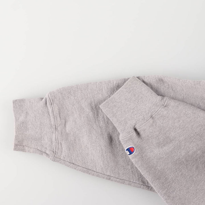 2000'S Champion Premium Reverse Weave Sweatshirt Pullover Hoodie, Men's XL cotton gray type Vintage Second Hand