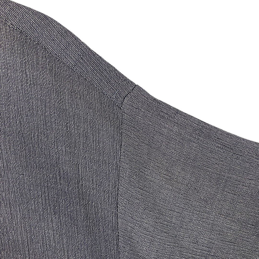 DIRECTION Willow Crepe Short Sleeve Open Collar Rayon Shirt, Made in USA, Men's XL Rayon gray type Vintage Second Hand