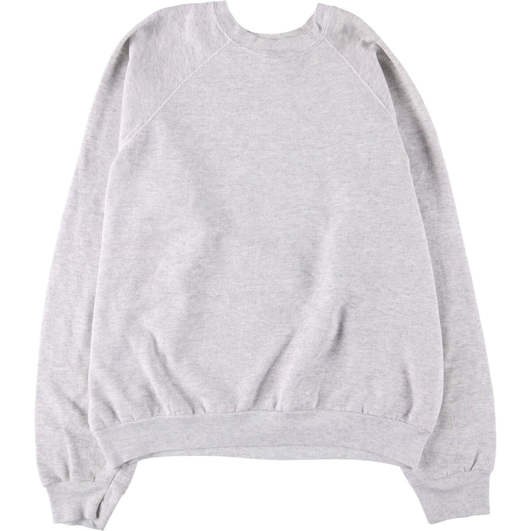 90'S TULTEX printed sweatshirt, made in USA, men's XL size, vintage cotton gray type Vintage Second Hand