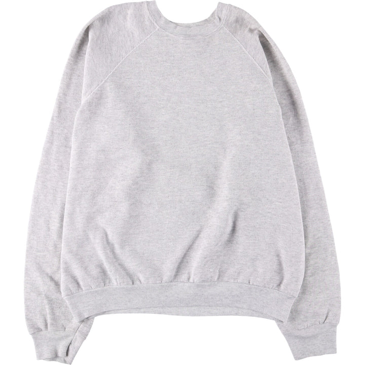 90'S TULTEX printed sweatshirt, made in USA, men's XL size, vintage cotton gray type Vintage Second Hand